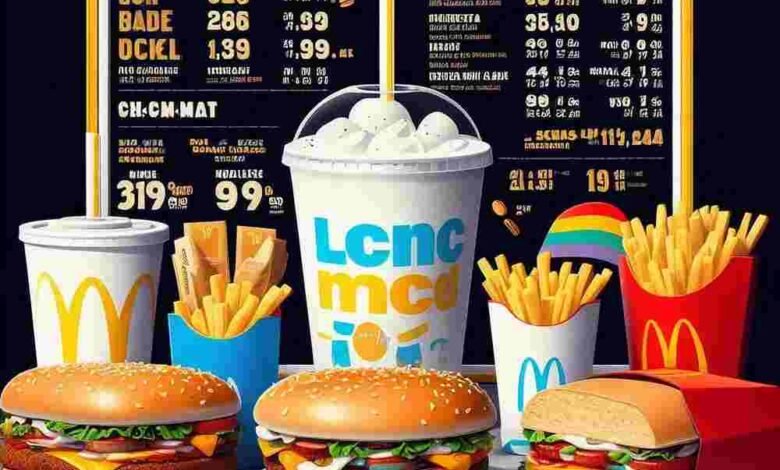 mcdonald's menu with prices