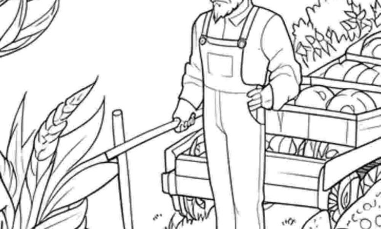 joint agriculture coloring page