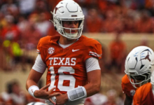 ul-monroe football vs texas longhorns football match player stats​