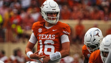 ul-monroe football vs texas longhorns football match player stats​