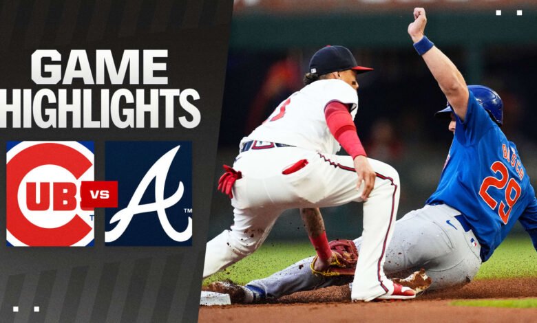 Atlanta Braves vs Chicago Cubs Match Player Stats