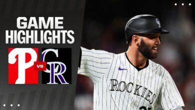 Colorado Rockies vs Phillies Match Player Stats